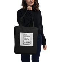 Load image into Gallery viewer, To Do List Eco Tote Bag
