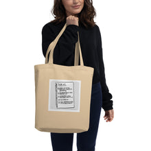 Load image into Gallery viewer, To Do List Eco Tote Bag
